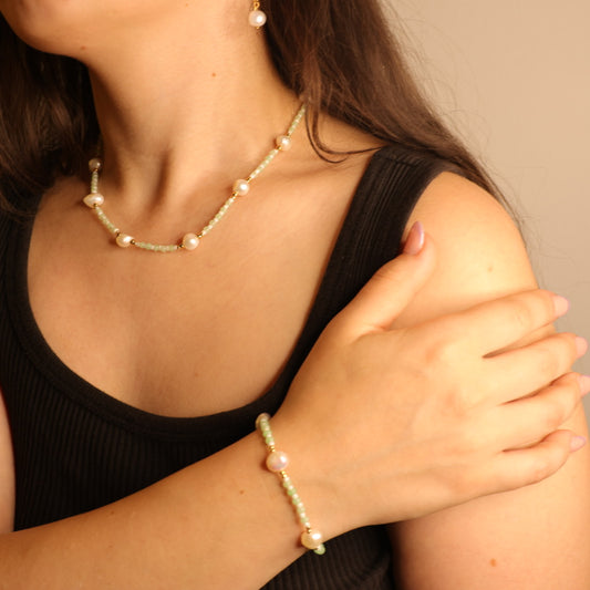Midori Necklace & Bracelet Set