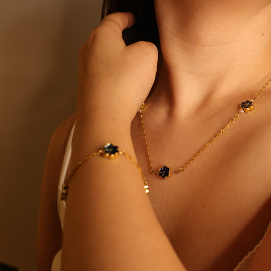 Stella Necklace, Bracelet and Earrings Set