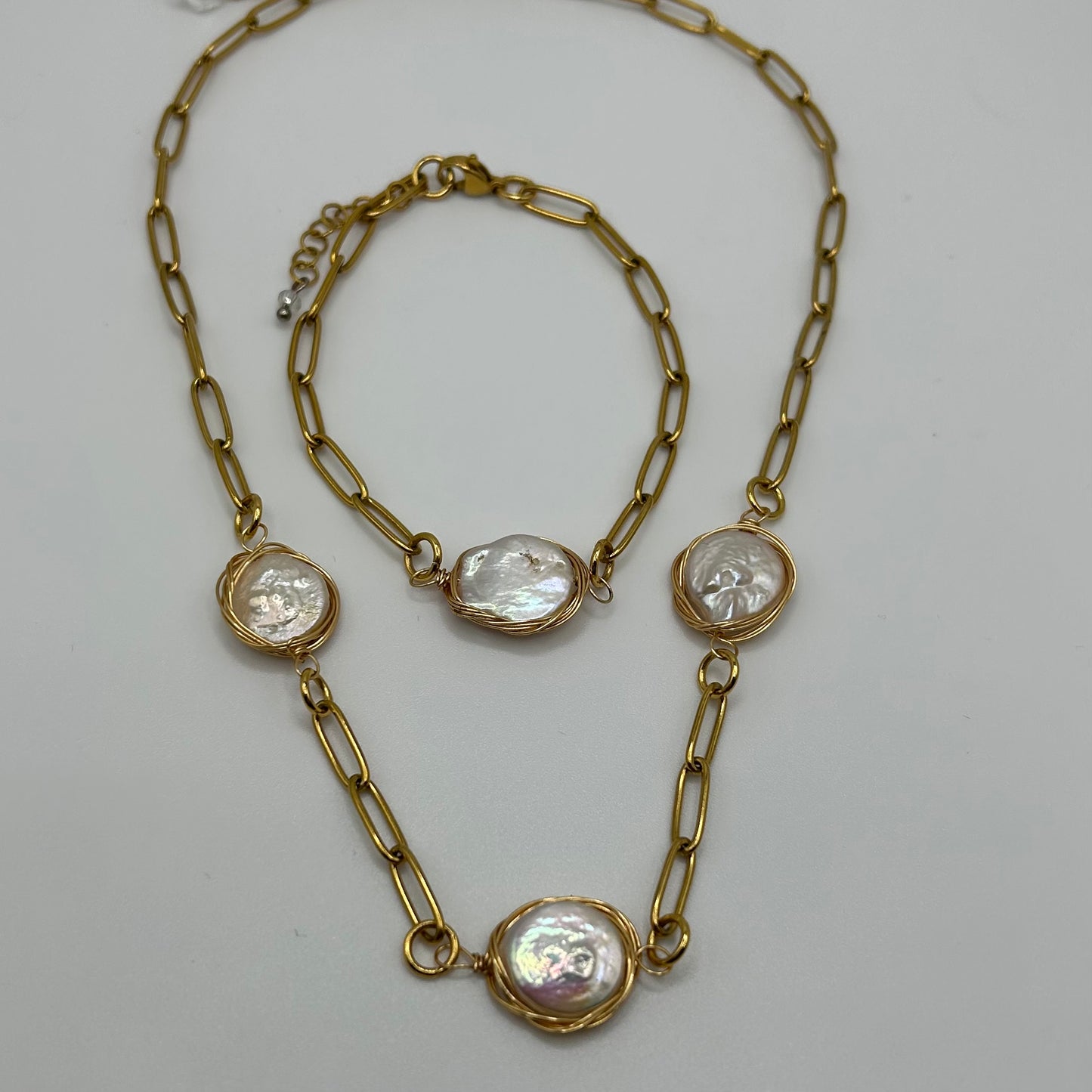 Angela Necklace & Bracelet Set